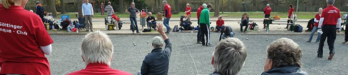 Boule oder Pétanque ist die Leidenschaft in Göttingen Boule spielen